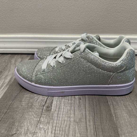 Asos shoes, grey with sequins, size EU 38/US6,5 - Picture 2 of 4